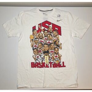 2012 Nike Team USA Olympic Basketball Roster T-Shirt | Large